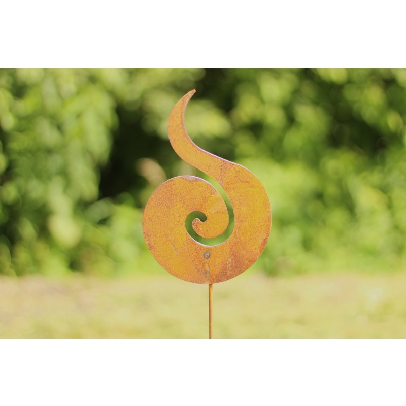 Rost Gartenstecker Flamme Cm Garten Onlineshop