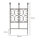 Rankgitter aus Metall 70,5 cm hoch